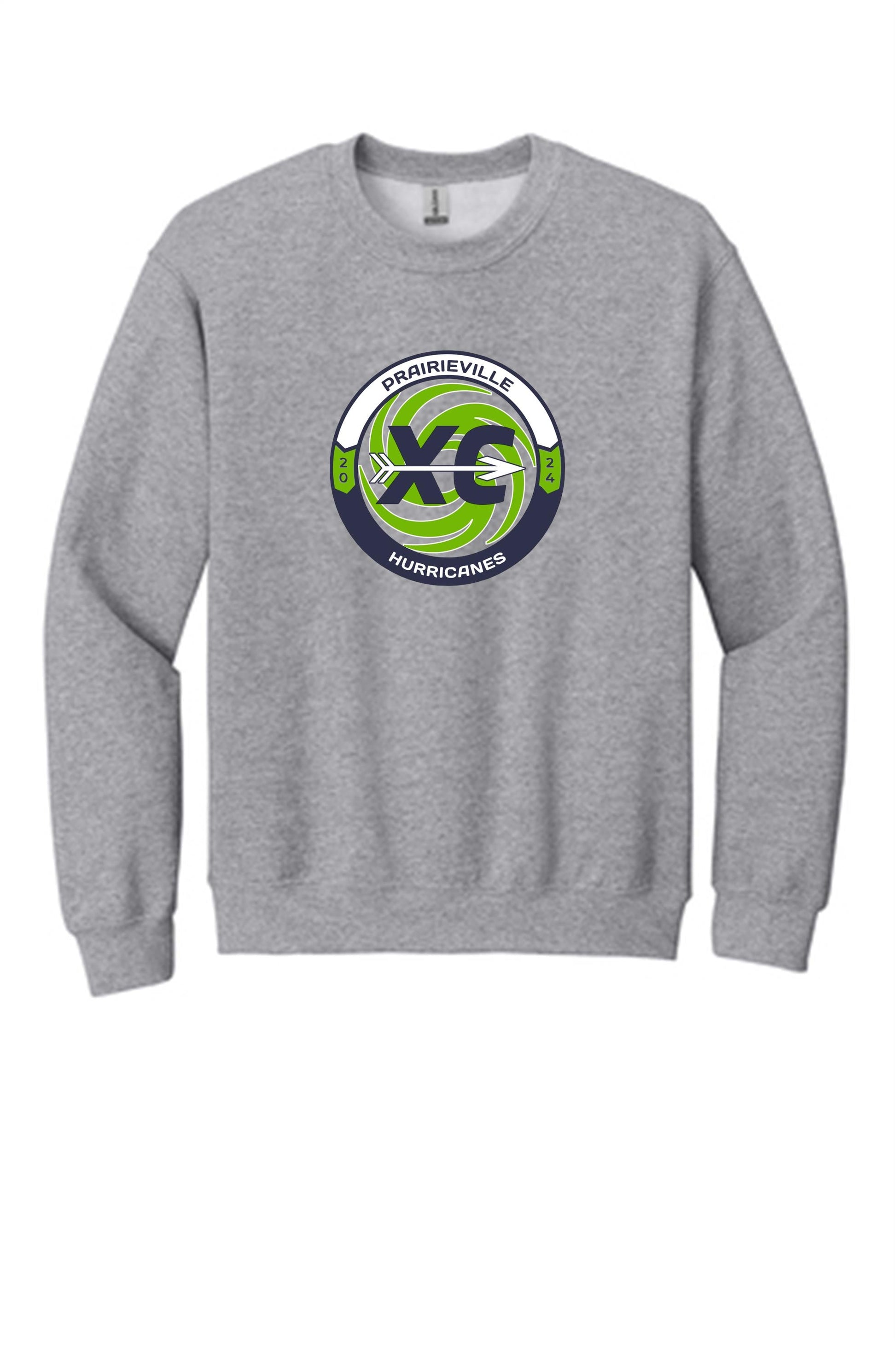 PVHS Cross Country Sweatshirt Prairieville High School Sport Grey Mens Small - Third Coast Soccer