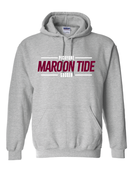 Picayune High School Hooded Sweatshirt PMHS SW Sport Grey Mens Small - Third Coast Soccer