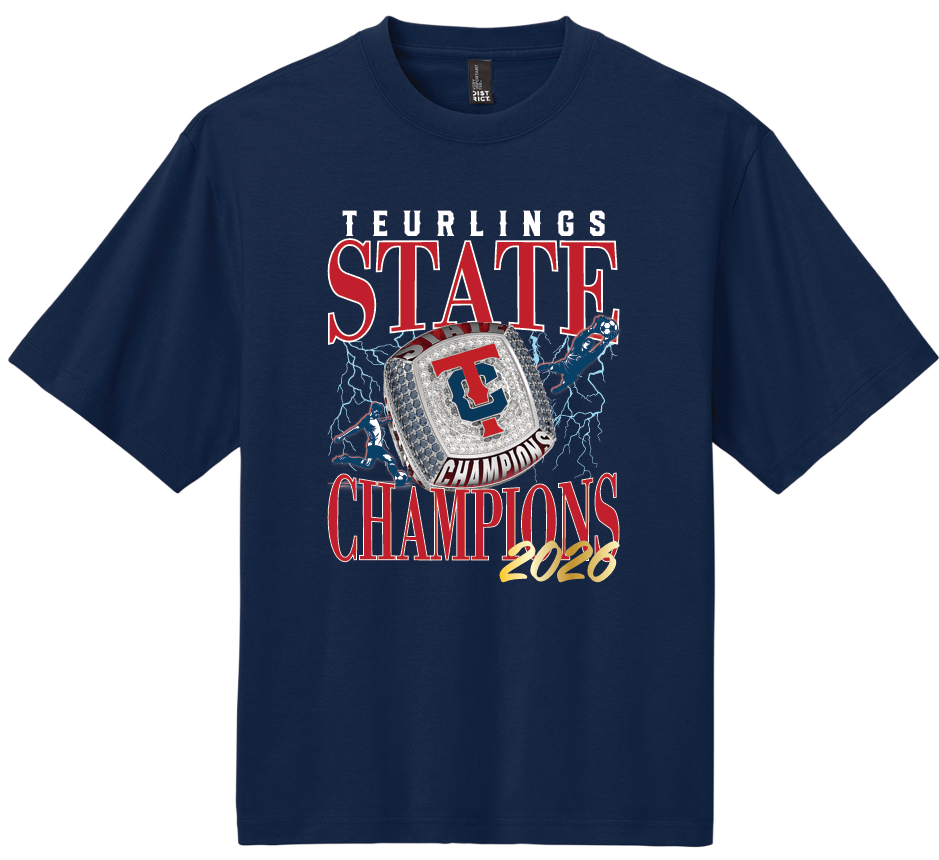 Teurlings State Champions Player Shirt 2026 TCHS 26 - Third Coast Soccer