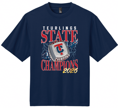 Teurlings State Champions Player Shirt 2026 TCHS 26 - Third Coast Soccer