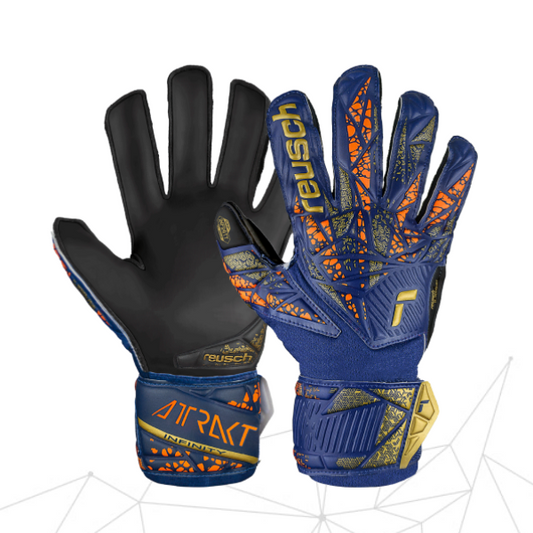 Reusch Attrakt Solid Infinity Finger Support Junior GK Glove Goalkeeper   - Third Coast Soccer