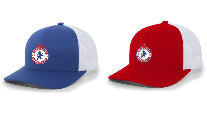 Tcs Rangers Trucker Hat Rangers Spiritwear Red/White Full Color Patch - Third Coast Soccer