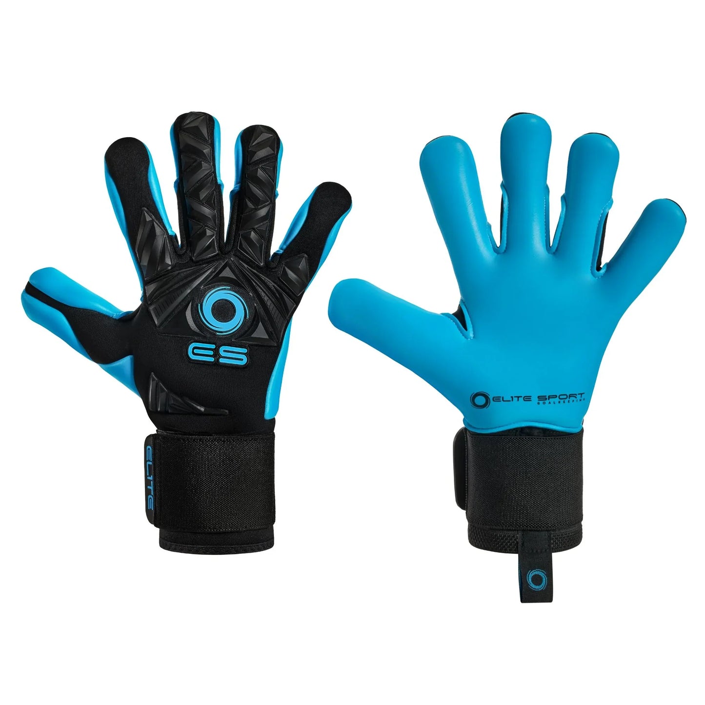 Elite Revolution II Combi Aqua Goalkeeper Glove Gloves   - Third Coast Soccer