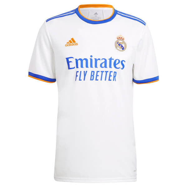 adidas Real Madrid Home Jersey 21/22 Club Replica Mens Small White/White - Third Coast Soccer