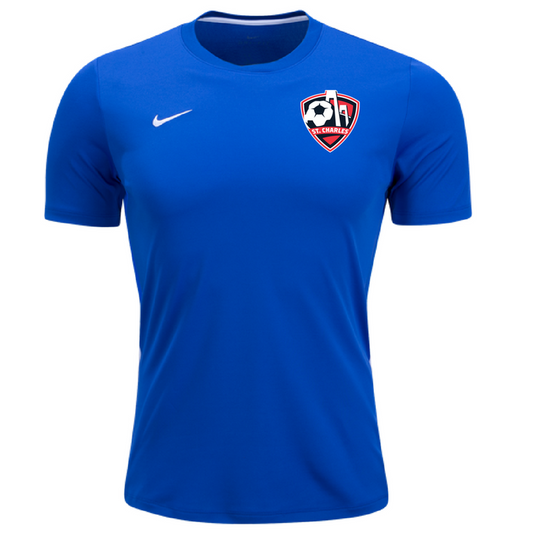 Nike SCS Mens Recreational Park VII Jersey - Royal St. Charles Soccer Club Rec Mens Small Game Royal/White - Third Coast Soccer