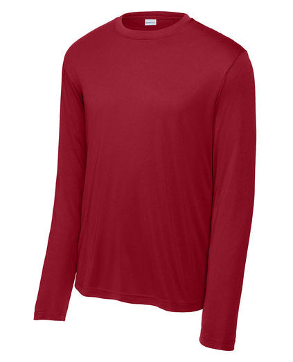 Brother Martin Sport-Tek Long Sleeve PosiCharge Competitor Tee Brother Martin 25 Deep Red Mens Small - Third Coast Soccer