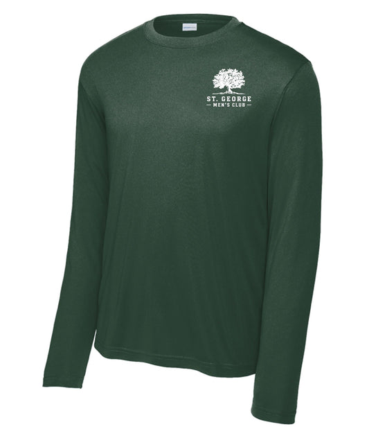 St. George Men's Club Sport-Tek PosiCharge Long-Sleeve Tee