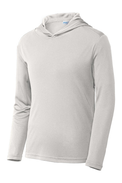 Sport-Tek Ladies Posi-Charge Competitor Hooded Pullover Training Wear Silver Womens Small - Third Coast Soccer