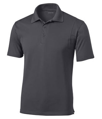 Sport-Tek Micropique Sport Wick Polo Polo Iron Grey Mens Small - Third Coast Soccer