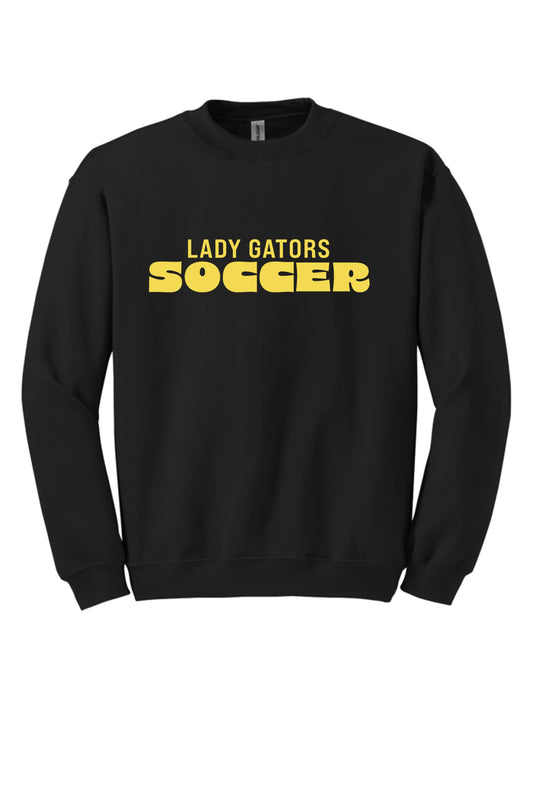 St. Amant Girls Soccer Crewneck Sweatshirt Training Wear Black Youth Medium - Third Coast Soccer
