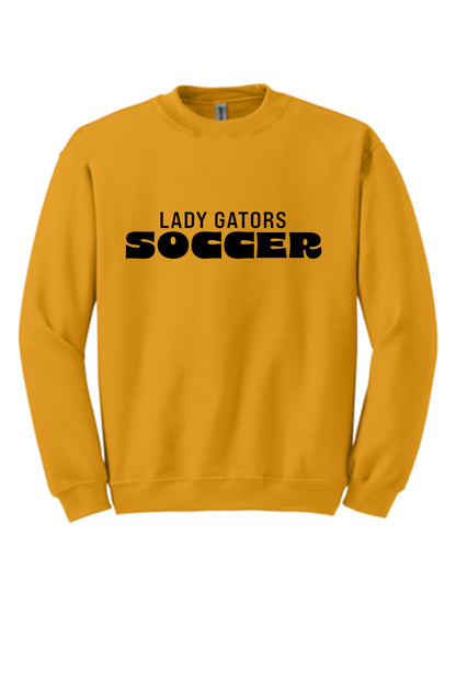 St. Amant Girls Soccer Crewneck Sweatshirt Training Wear Gold Youth Medium - Third Coast Soccer