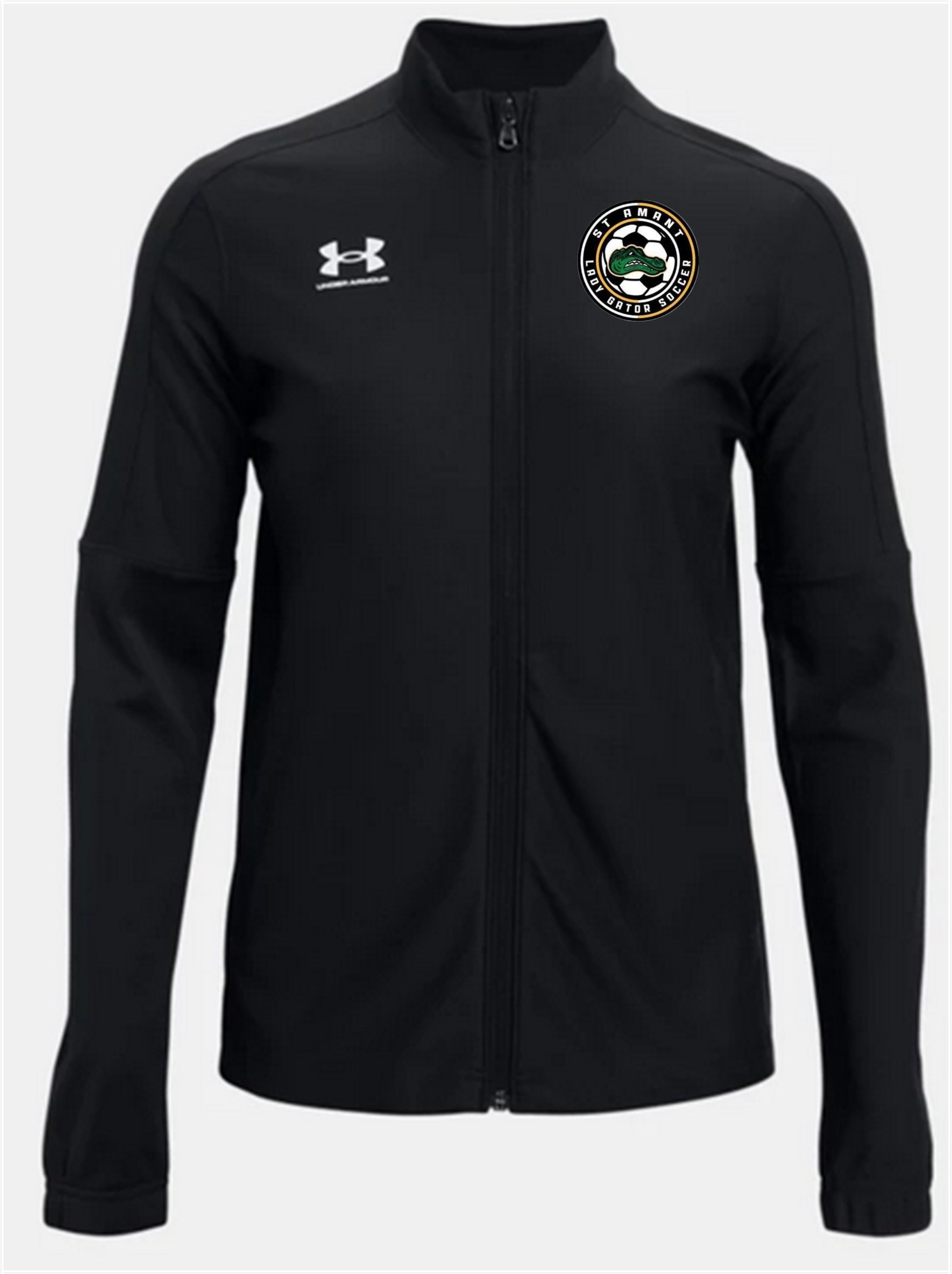 St. Amant Girls Challenger Track Jacket Jacket Black Womens Extra Small - Third Coast Soccer