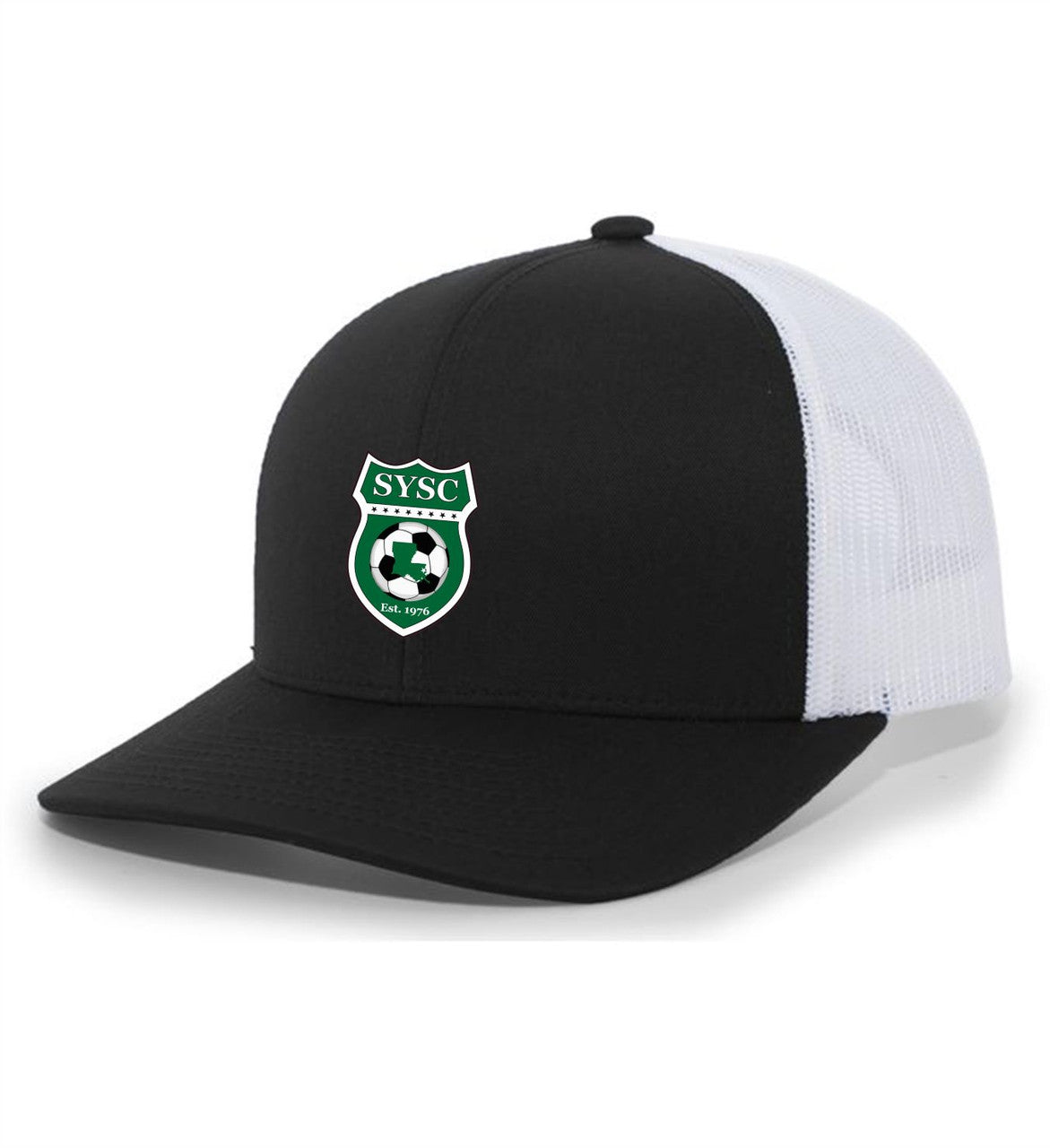 Tcs Sysc Trucker Hat SYSC Spiritwear Dark Green/White Full Color Patch - Third Coast Soccer