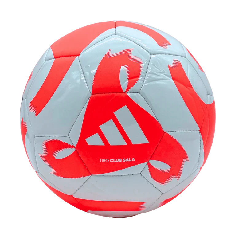 adidas Tiro Club Sala Ball - White/Solar Red Balls   - Third Coast Soccer