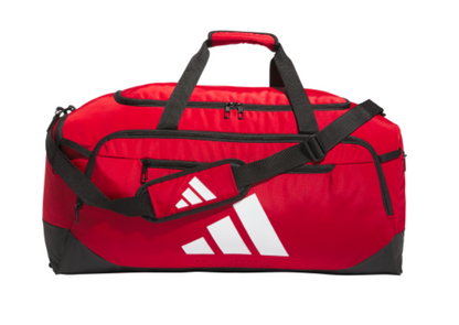 adidas Defender 5 Large Duffel - Red Bags Team Power Red/White - Third Coast Soccer