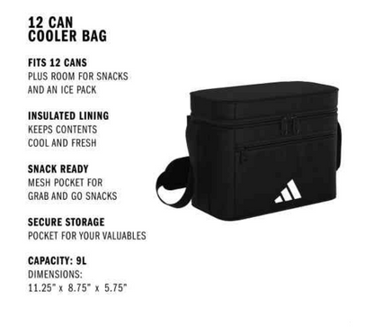 adidas 12 Can Cooler Bag Bags - Third Coast Soccer