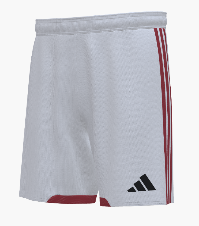 adidas Tiro 26 Competition Custom Short Shorts White/Red Mens Small - Third Coast Soccer