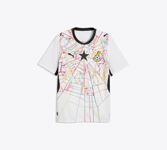 Puma GFA Ghana Home Jersey 2026 International Replica White Mens Small - Third Coast Soccer