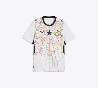 Puma GFA Ghana Home Jersey 2026 International Replica White Mens Small - Third Coast Soccer