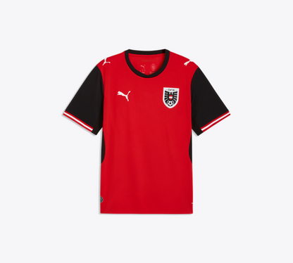 Puma OFB Austria Home Jersey 2026 International Replica Puma Red/Chili Pepper Mens Small - Third Coast Soccer