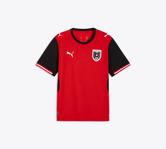 Puma OFB Austria Home Jersey 2026 International Replica Puma Red/Chili Pepper Mens Small - Third Coast Soccer