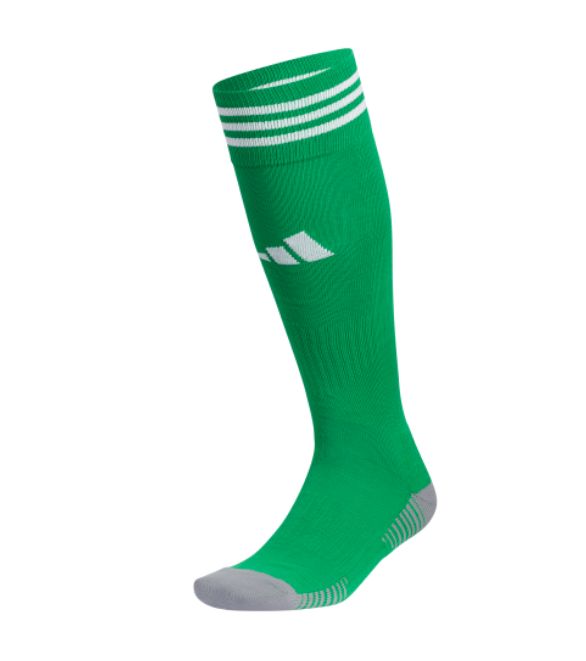 adidas LA Elite Copa Zone Cushion V GK Sock - Green Louisiana Elite Girls Green Small - Third Coast Soccer