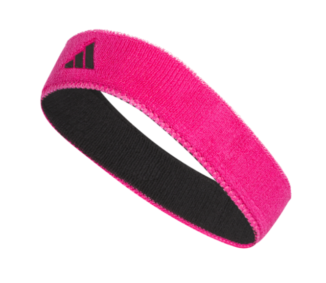 adidas Interval Reversible 2.0 Headband - Team Shock Pink/Black Player Accessories Team Shock Pink - Third Coast Soccer