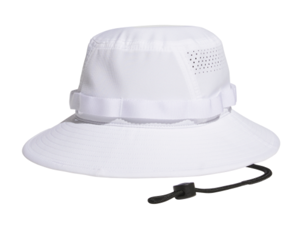 adidas Men's Victory 5 Bucket Hat - White Hats - Third Coast Soccer