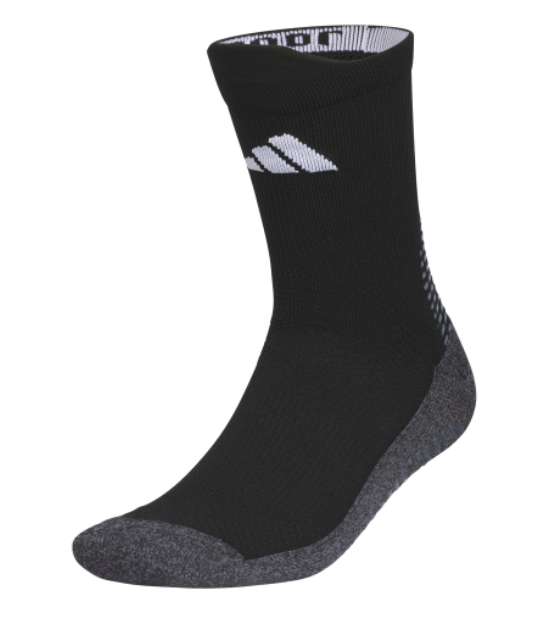 adidas 5 Star Team Grip Crew - Black Socks Black Medium - Third Coast Soccer