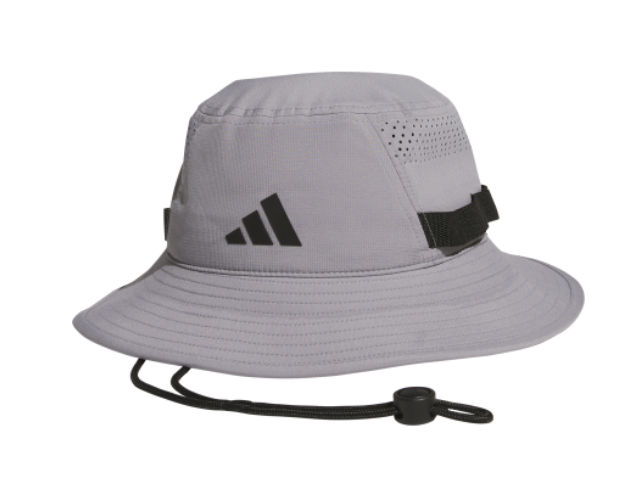 adidas Men's Victory 5 Bucket Hat - Grey/Black Hats Grey/Black Small/Medium - Third Coast Soccer