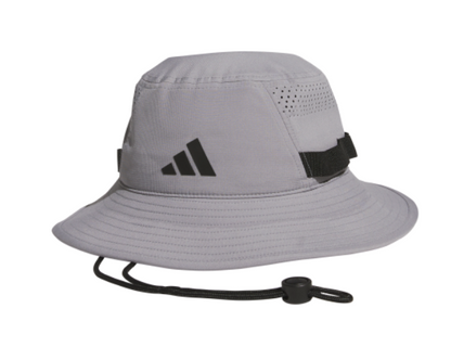 adidas Men's Victory 5 Bucket Hat - Grey/Black Hats Grey/Black Small/Medium - Third Coast Soccer