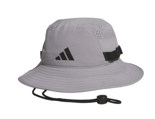 adidas Men's Victory 5 Bucket Hat - Grey/Black Hats Grey/Black Small/Medium - Third Coast Soccer