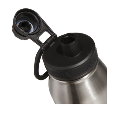 adidas Large Steel 1L Metal Bottle - Stainless Steel Player Accessories - Third Coast Soccer