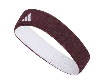 adidas Interval Reversible 2.0 Headband - Team Maroon/White Player Accessories Team Maroon/White - Third Coast Soccer