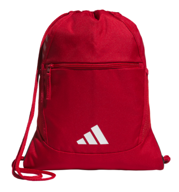 adidas Stadium Sackpack - Team Power Red/White Bags Team Power Red/White - Third Coast Soccer