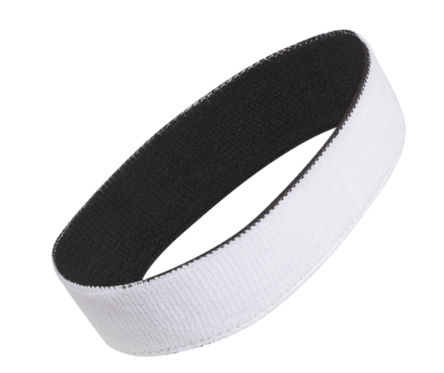 adidas Interval Reversible 2.0 Headband - White/Black Player Accessories - Third Coast Soccer