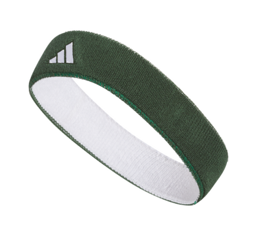 adidas Interval Reversible 2.0 Headband - Team Dark Green/White Player Accessories Team Dark Green/White - Third Coast Soccer