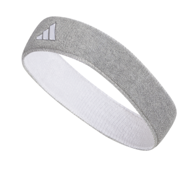adidas Interval Reversible 2.0 Headband - Heather Light Grey/White Player Accessories Heather Light Grey/White - Third Coast Soccer