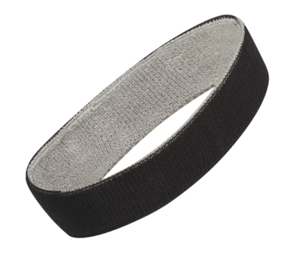 adidas Interval Reversible 2.0 Headband - Black/White/Light Granite Grey Player Accessories - Third Coast Soccer