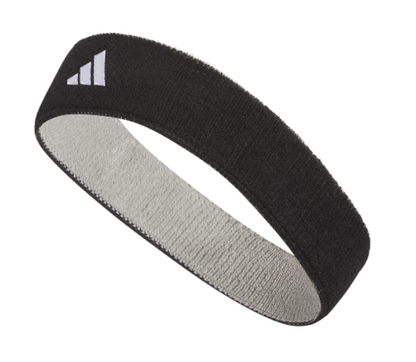 adidas Interval Reversible 2.0 Headband - Black/White/Light Granite Grey Player Accessories Black/White/Light Granite Grey - Third Coast Soccer