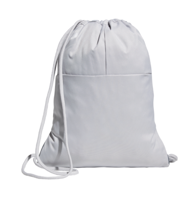 adidas Stadium Sackpack - Team Light Grey/White Bags - Third Coast Soccer