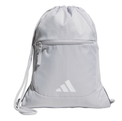adidas Stadium Sackpack - Team Light Grey/White Bags Team Light Grey/White - Third Coast Soccer