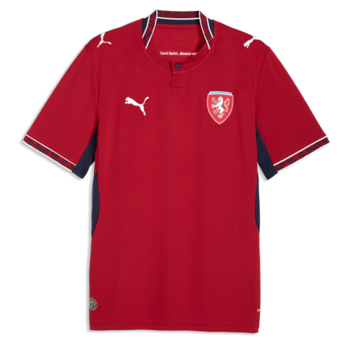 Puma FACR Czech Republic Home Jersey 2026 International Replica Puma Red/Team Regal Red Mens Small - Third Coast Soccer