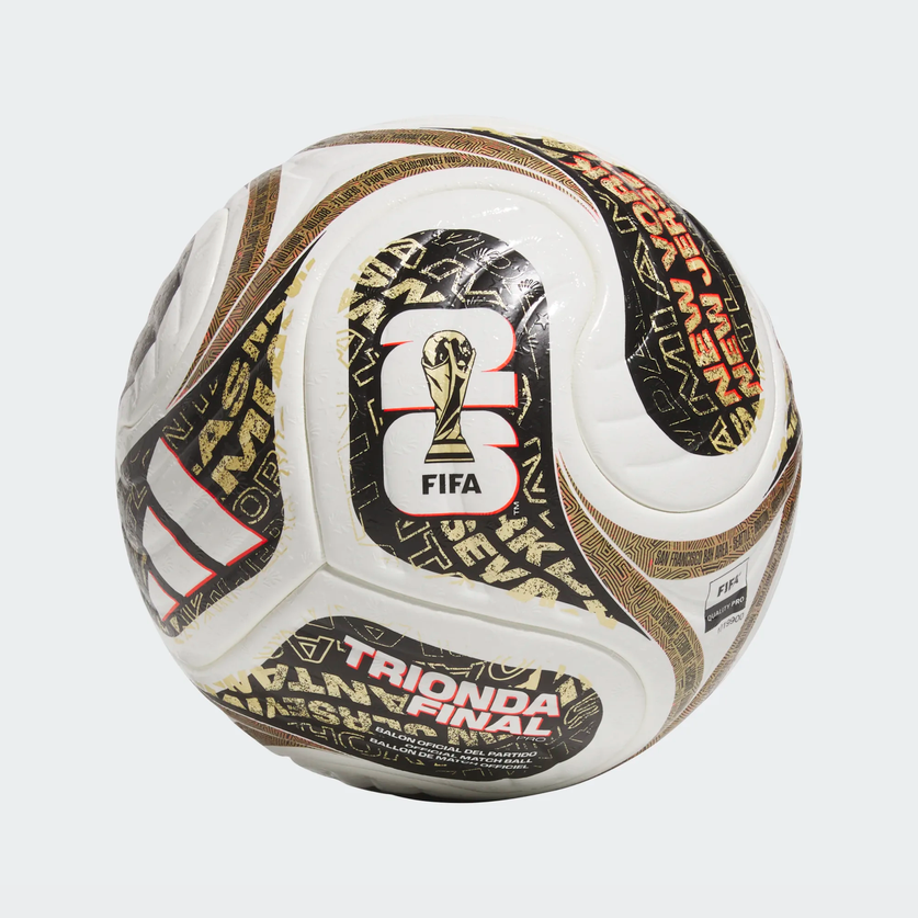 adidas FIFA World Cup 2026 Trionda Finals Pro Ball Balls White/Black/Metallic Gold 5 - Third Coast Soccer