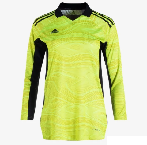 Adidas Womens Condvio 21 Gk Jersey LS - Acid Yellow Jerseys Womens Extra Small Acid Yellow - Third Coast Soccer