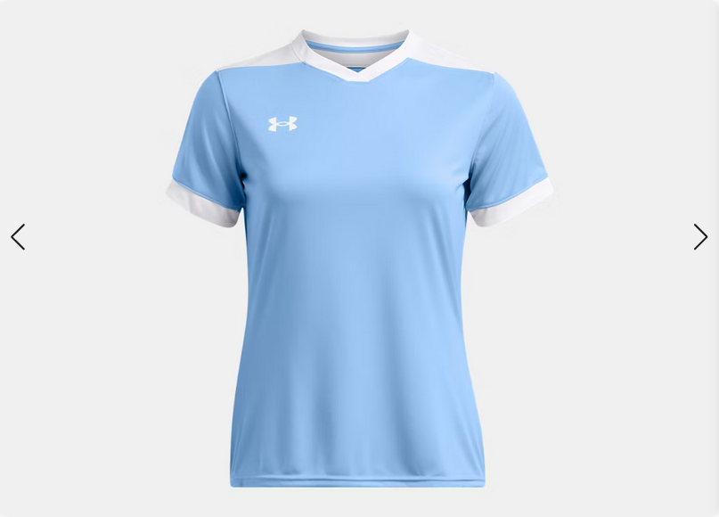 UA Women's Maquina 3.0 Jersey Jerseys Carolina Blue/White Womens XSmall - Third Coast Soccer