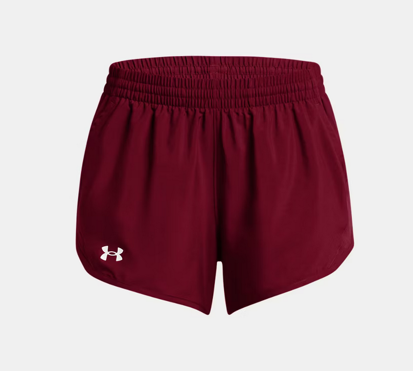 UA Fly-By Unlined Short Shorts Cardinal Womens XSmall - Third Coast Soccer