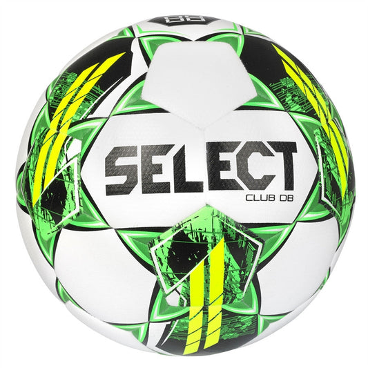 Select Club DB V22 Ball - White/Green/Yellow Balls White/Green/Yellow Size 5 - Third Coast Soccer
