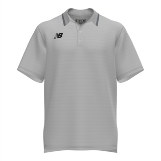 New Balance Men's Team Rally 2.0 Polo Polos Light Grey Mens Small - Third Coast Soccer