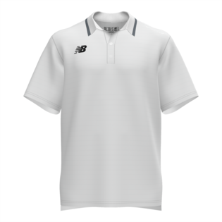 New Balance Men's Team Rally 2.0 Polo Polos White Mens Small - Third Coast Soccer
